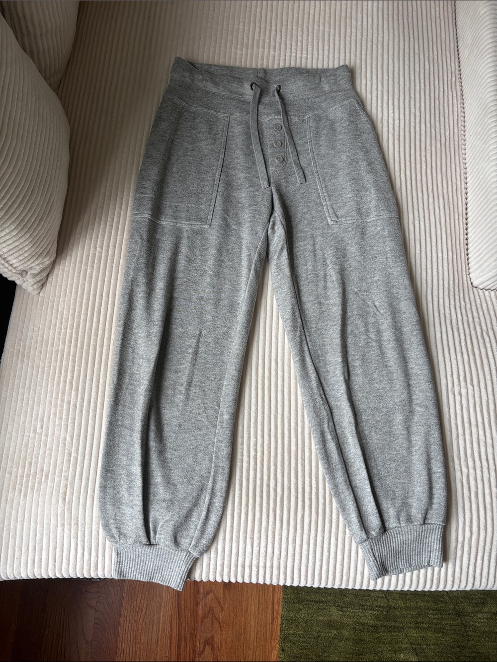 Universal Thread Gray Knit Barrel Sweatpants Small